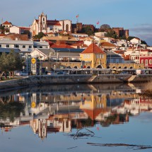 The little town Silves with its cathedral and castle